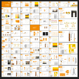 时尚商场导视标识