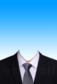 西装证件照服装模板