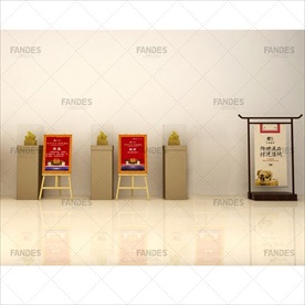 新中式博物架玉玺台