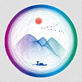 新中式山水装饰画