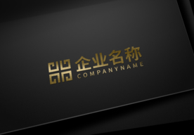 烫金logo效果图