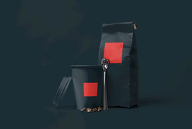 咖啡纸袋纸杯样机