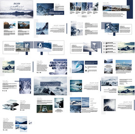 通用欧美大气杂志风ppt模板