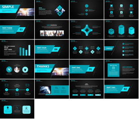 通用欧美大气杂志风ppt模板