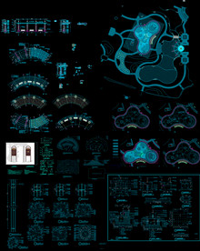 游乐场设施CAD图