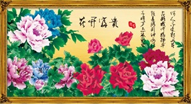 花开富贵牡丹