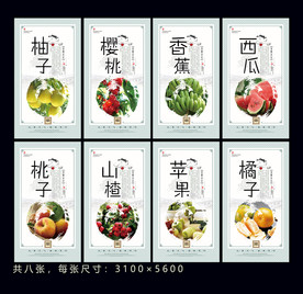 水果连锁店展板