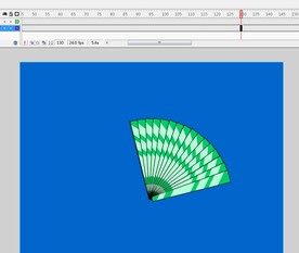 扇子打开折叠的动态7秒