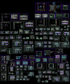 厨房二岛柜图纸