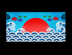 衙门公堂背景图案