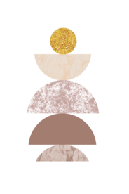 莫兰蒂色几何装饰画