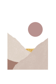 莫兰蒂色几何装饰画