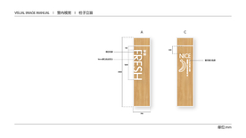 超市 VI 室内视觉 柱画