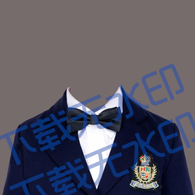 男童证件照模板