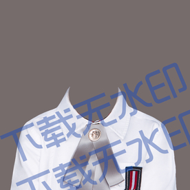 女童证件照模板