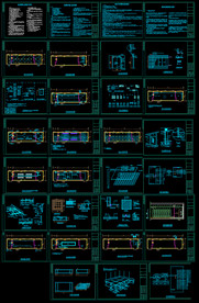 弱电信息中心机房cad