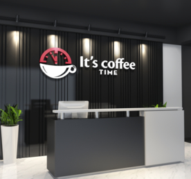 logo前台背景墙贴图样机