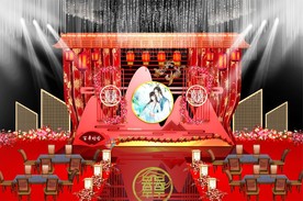 中国风婚礼效果图