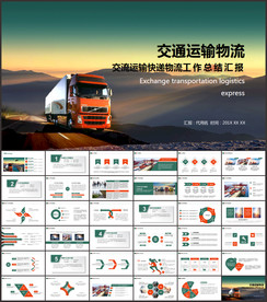 交通运输货运物流公司PPT