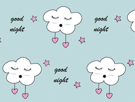 晚安 云朵 夜晚 星星