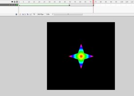 星星变形动画星星变形补间动画
