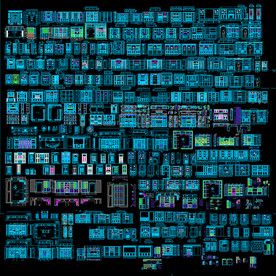 酒柜酒窖cad图纸
