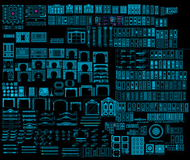 家居整木cad图集