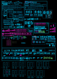 电气元件元器交流接触器排列