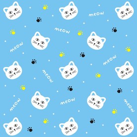 卡通小猫背景图