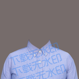 女衬衫证件照模板