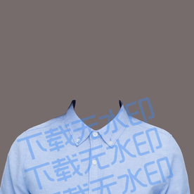 女衬衫证件照模板