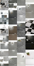 家居地板水泥灰详情页客厅商用