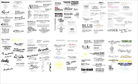 2020最新影楼婚纱字体