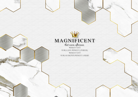 金色大理石几何背景