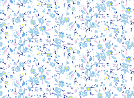 大牌精美清新小碎花花卉