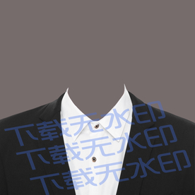 西装证件照模板