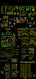 橱柜cad图块图库