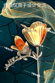 花卉客厅装饰画