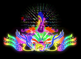 璀璨闪耀星光 霓虹灯