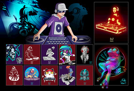 矢量DJ职业文化系列