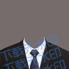 西装证件照模板