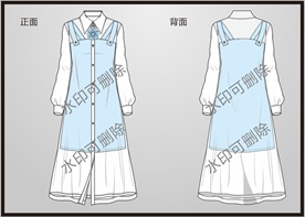 服装设计连衣裙