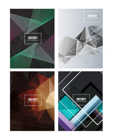 炫彩背景 企业会议 会议展板