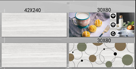 灰木纹大理石瓷砖配套通道分色