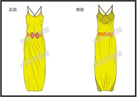 服装设计连衣裙