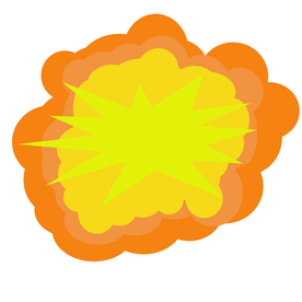 卡通爆炸效果图