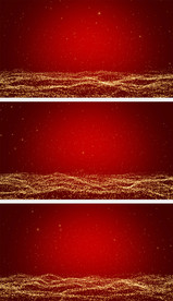 4k高清红色海洋LED粒子背景