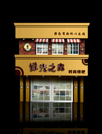 分层门脸效果图