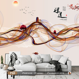 创意新中式山水装饰画