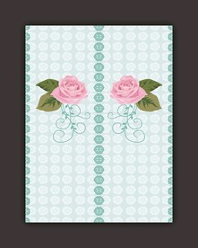 玻璃移门玫瑰花挂画图片